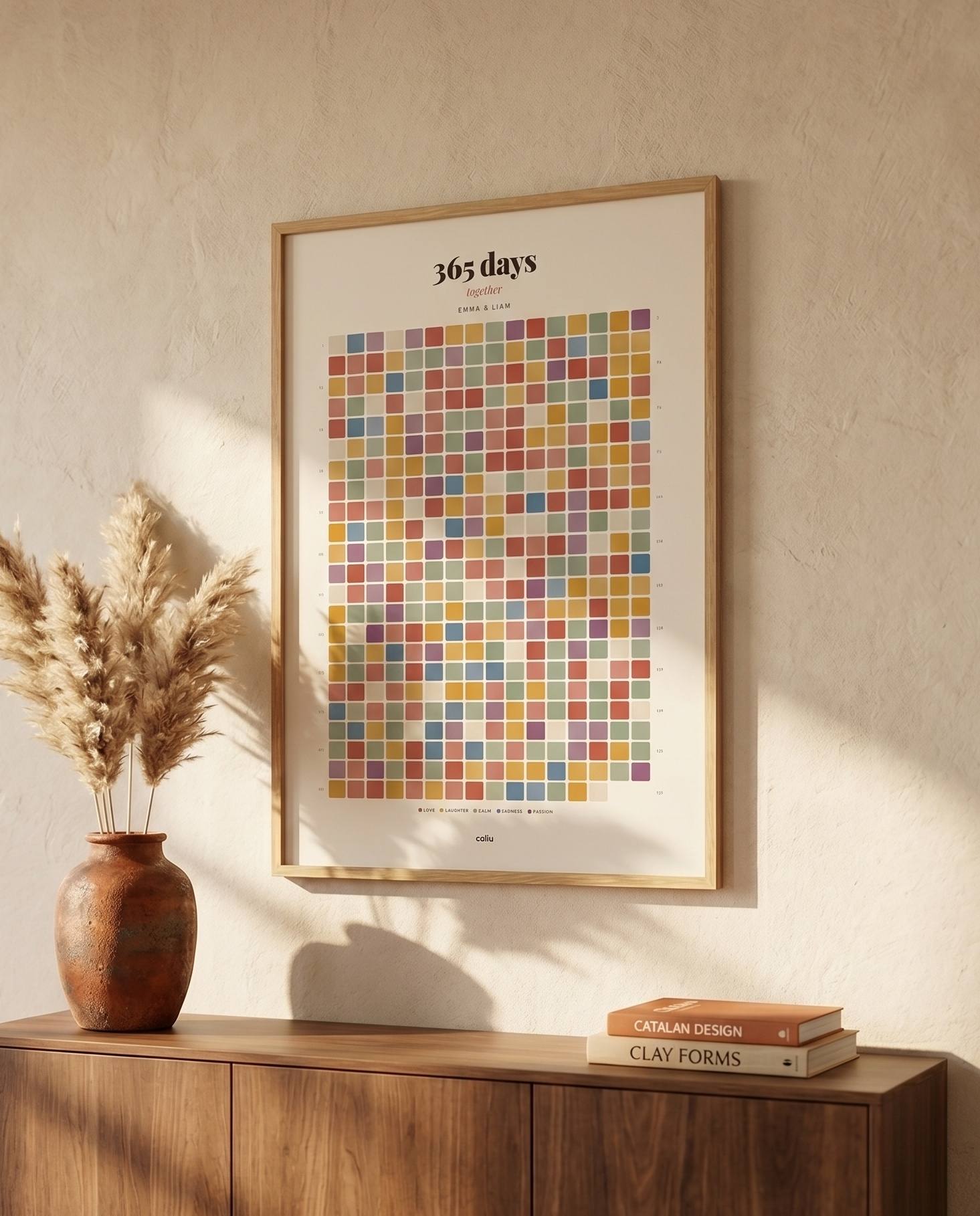 Caliu Calendar poster — styling inspiration
