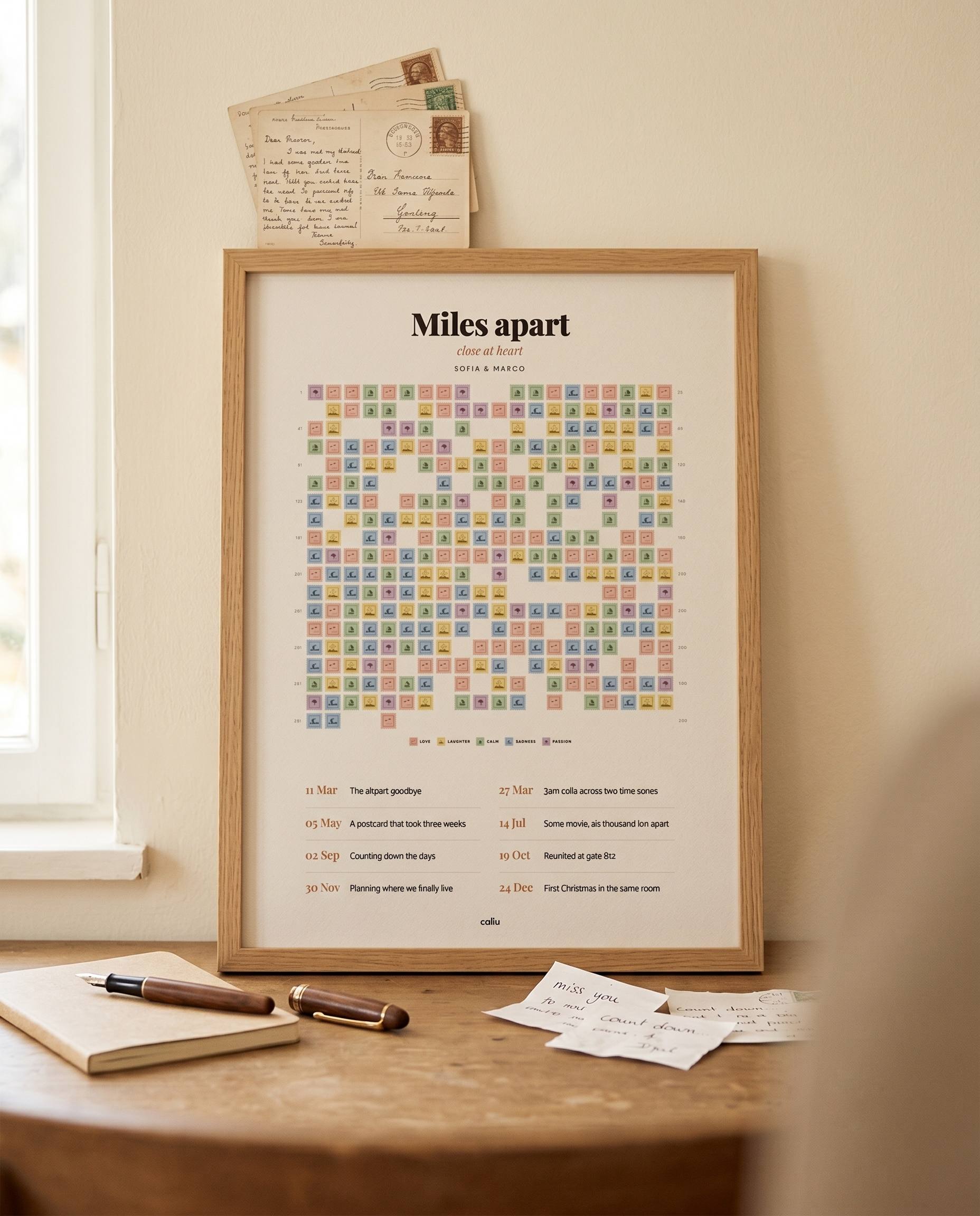Caliu Calendar poster — styling inspiration