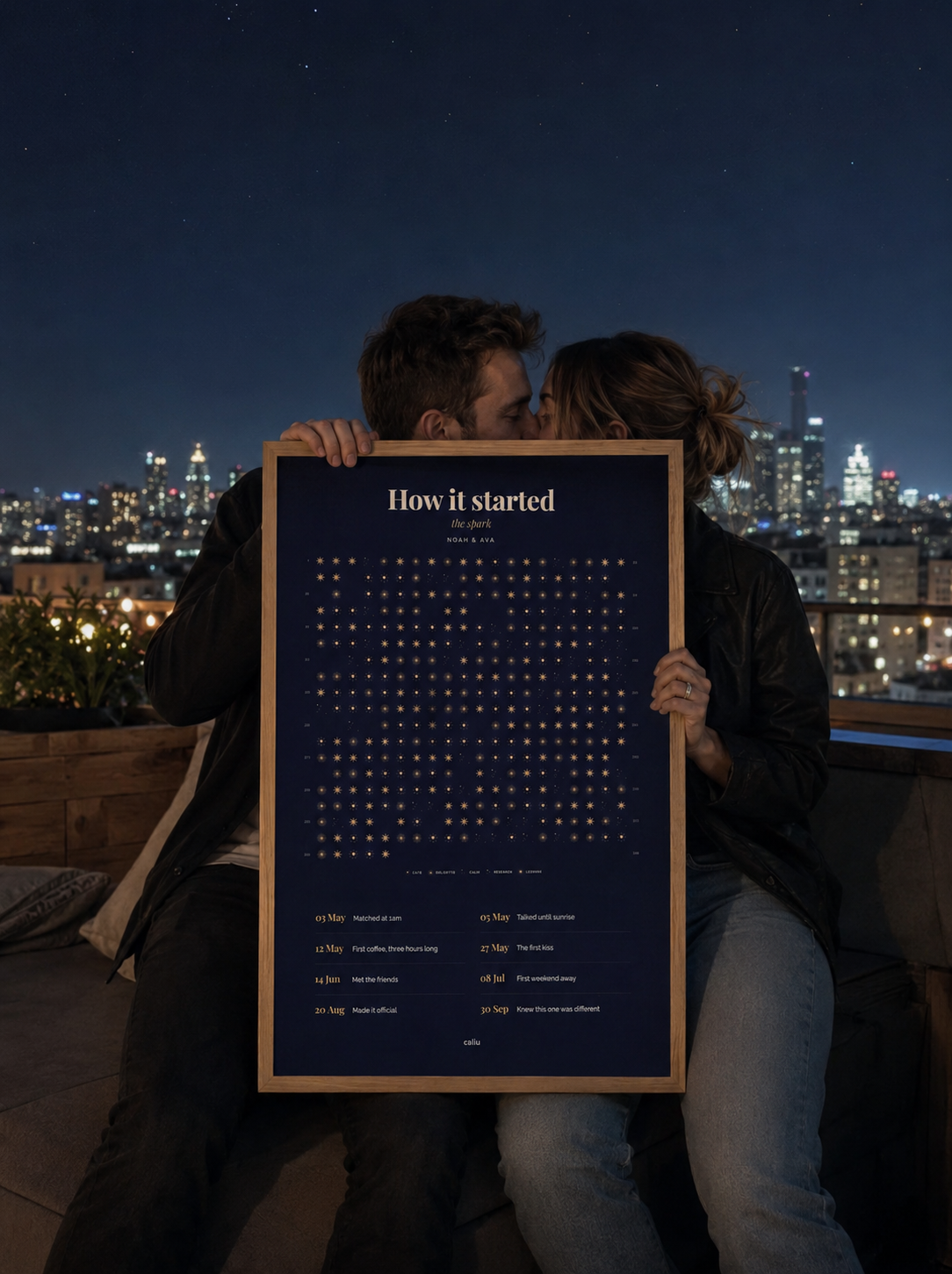 Caliu real_couple poster — styling inspiration